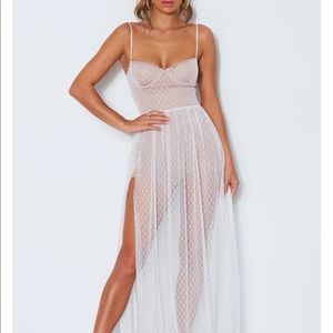 Totally Bangin’ Mesh Maxi Dress